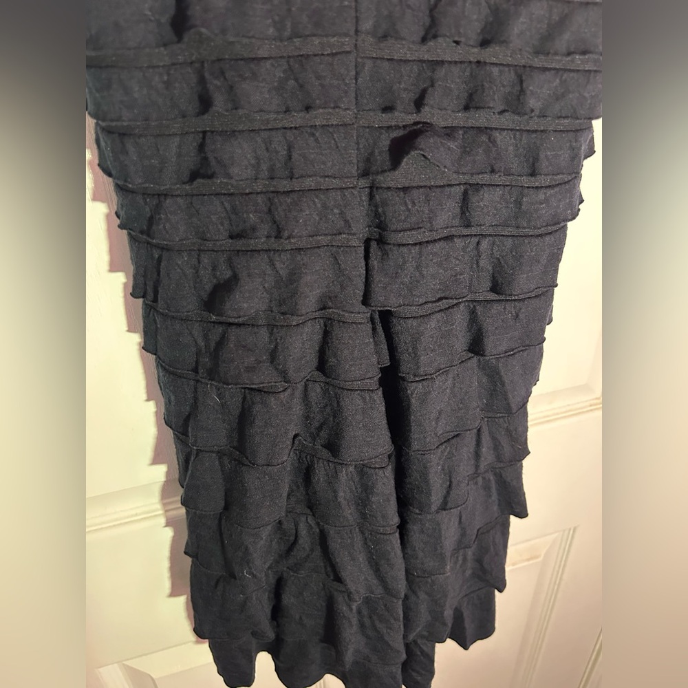 Max Studio Black Ruched Bodycon Mini Dress - Picture 5 of 5